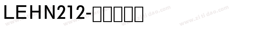 LEHN212字体转换