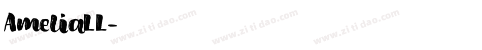 AmeliaLL字体转换