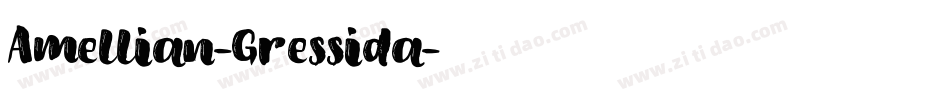 Amellian-Gressida字体转换