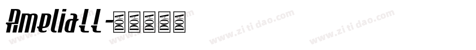 AmeliaLL字体转换