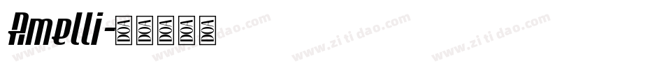 Amelli字体转换