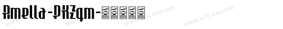 Amella-PKZqm字体转换