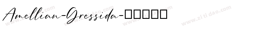Amellian-Gressida字体转换