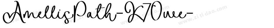 AmellisPath-K7Owe字体转换