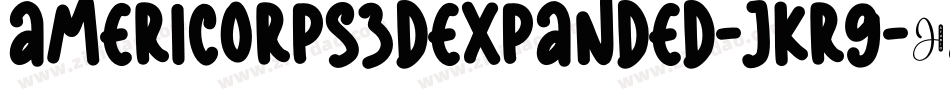 Americorps3DExpanded-jKr9字体转换