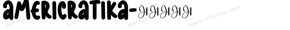 Americratika字体转换
