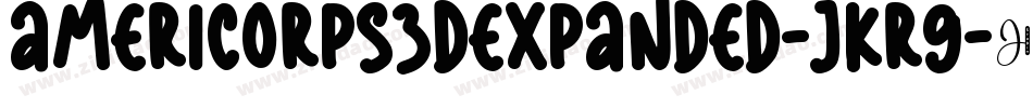 Americorps3DExpanded-jKr9字体转换
