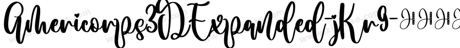 Americorps3DExpanded-jKr9字体转换