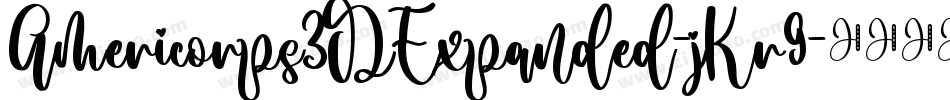 Americorps3DExpanded-jKr9字体转换