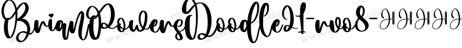 BrianPowersDoodle21-rvo8字体转换