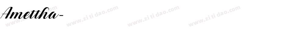 Amettha字体转换