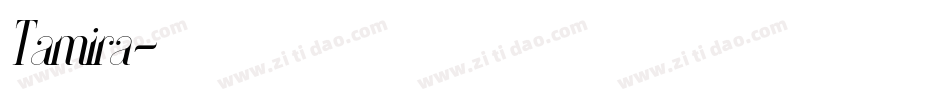 Tamira字体转换
