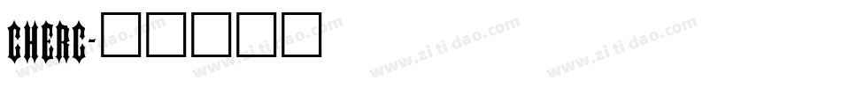 CHERC字体转换