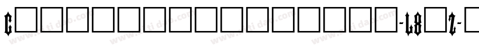Cherubicinitials-L8zZ字体转换