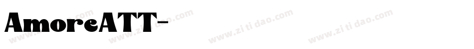 AmoreATT字体转换