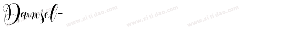Damosel字体转换