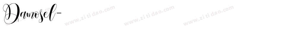 Damosel字体转换