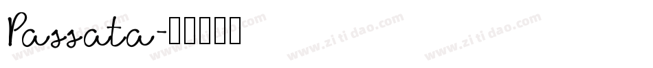 Passata字体转换