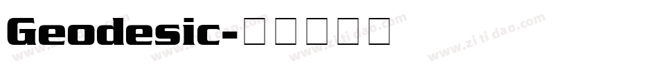 Geodesic字体转换
