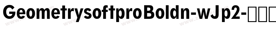 GeometrysoftproBoldn-wJp2字体转换