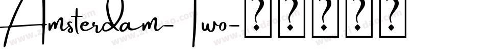 Amsterdam-Two字体转换
