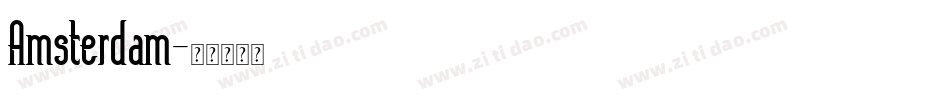 Amsterdam字体转换