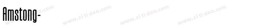 Amstong字体转换