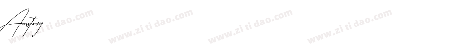 Amstong字体转换
