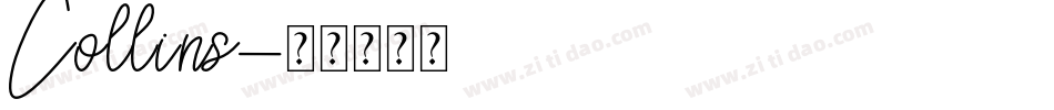 Collins字体转换