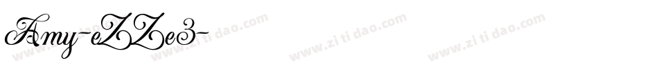 Amy-eZZe3字体转换