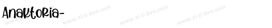 Anaktoria字体转换