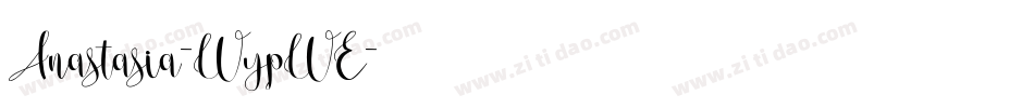 Anastasia-WypWE字体转换