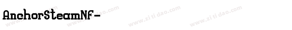 AnchorSteamNF字体转换