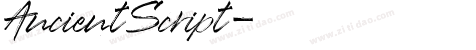 AncientScript字体转换