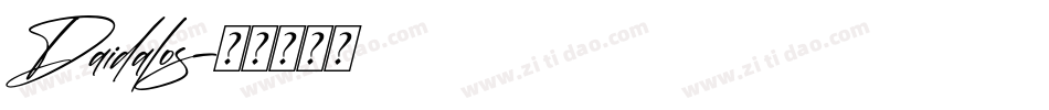 Daidalos字体转换