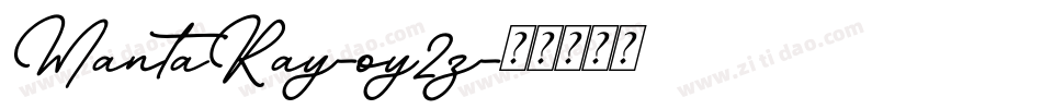 MantaRay-oy2z字体转换