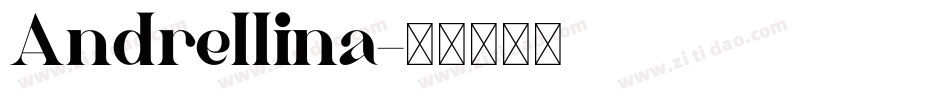 Andrellina字体转换