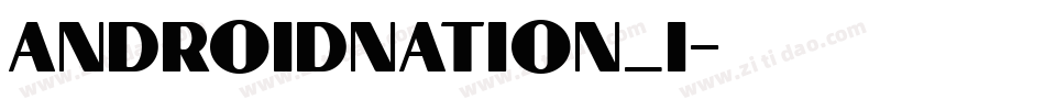 androidnation_i字体转换