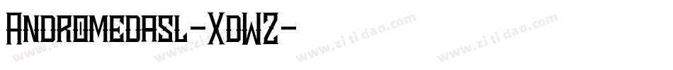 Andromedasl-XdWZ字体转换