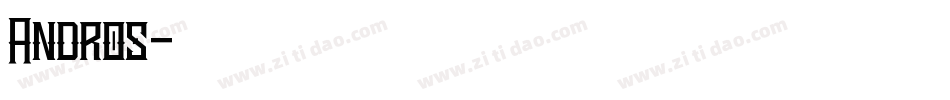 Andros字体转换
