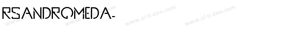 RSAndromeda字体转换