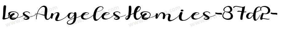 LosAngelesHomies-87d2字体转换