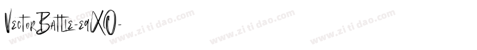 VectorBattle-e9XO字体转换