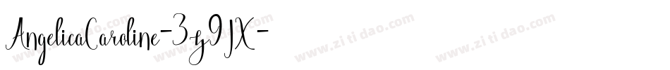 AngelicaCaroline-3z9JX字体转换