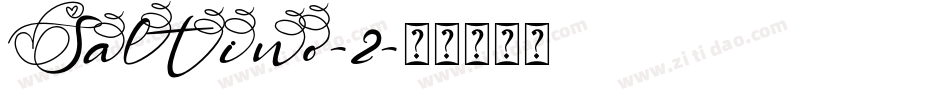 Saltino-2字体转换