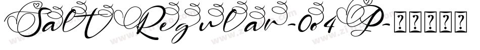 SaltRegular-0o4P字体转换