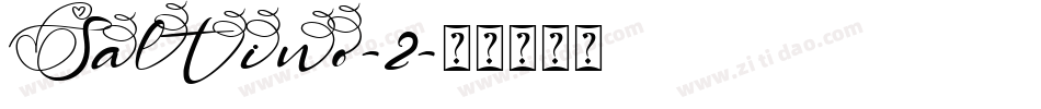 Saltino-2字体转换