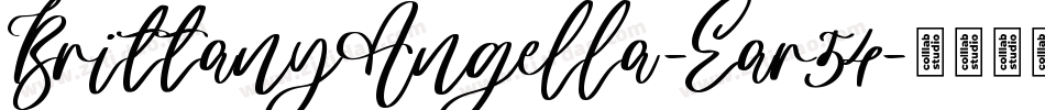 BrittanyAngella-Ear54字体转换