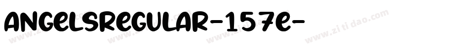 AngelsRegular-157e字体转换