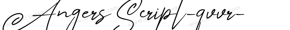 AngersScript-qvvr字体转换